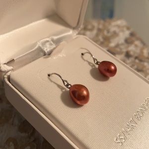 Zales Burgundy Earrings